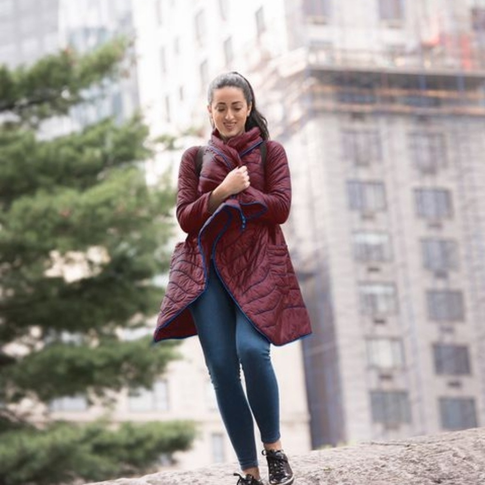 Betabrand Rumpl Wrap in Jam